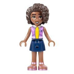 LEGO Minifigure - Friends Aliya - Medium Lavender Vest, Pink Sandals [FRIENDS]