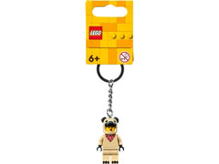 French Bull Dog Guy Key Chain LEGO 854158
