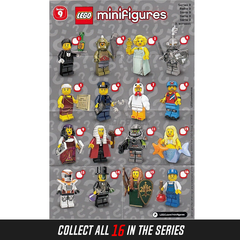 LEGO Collectable Minifigures - Roller Derby Girl (8 of 16) [Series 9]