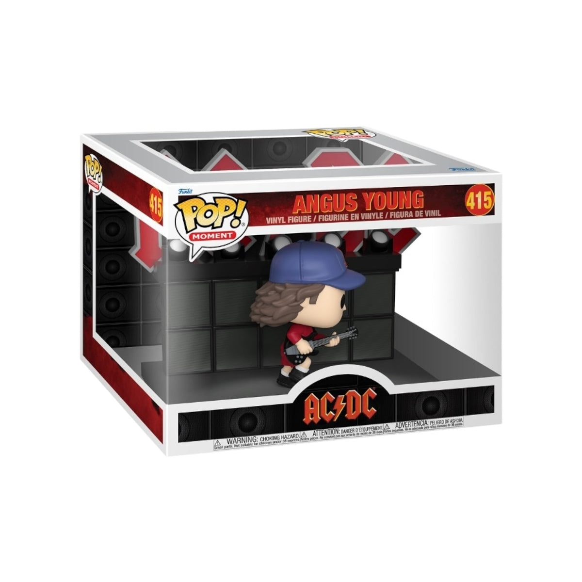 Angus Young dancing on stage #415 Funko Moment Pop! - AC/DC