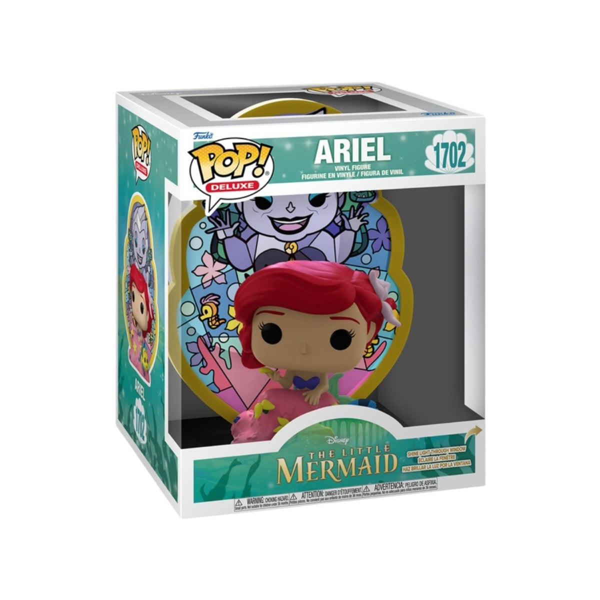 Ariel (Ursula Stained Glass)#1702 Funko Deluxe Pop - The Little Mermaid