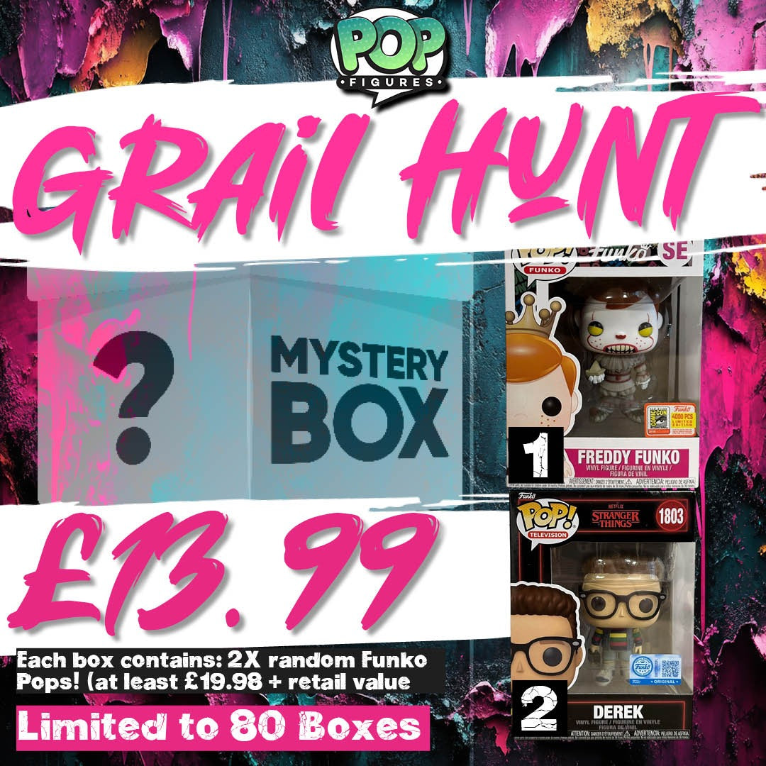 2 Funko Pop Mystery Box Grail Hunt!