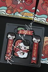 Wealthy Snake's New Year Celebration Series-Mini Spring Couplets Fridge Magnet