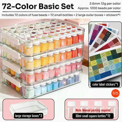 2.6mm DIY Fuse Beads Set – Premium Multi-Color Pixel Art Craft Kit-B001