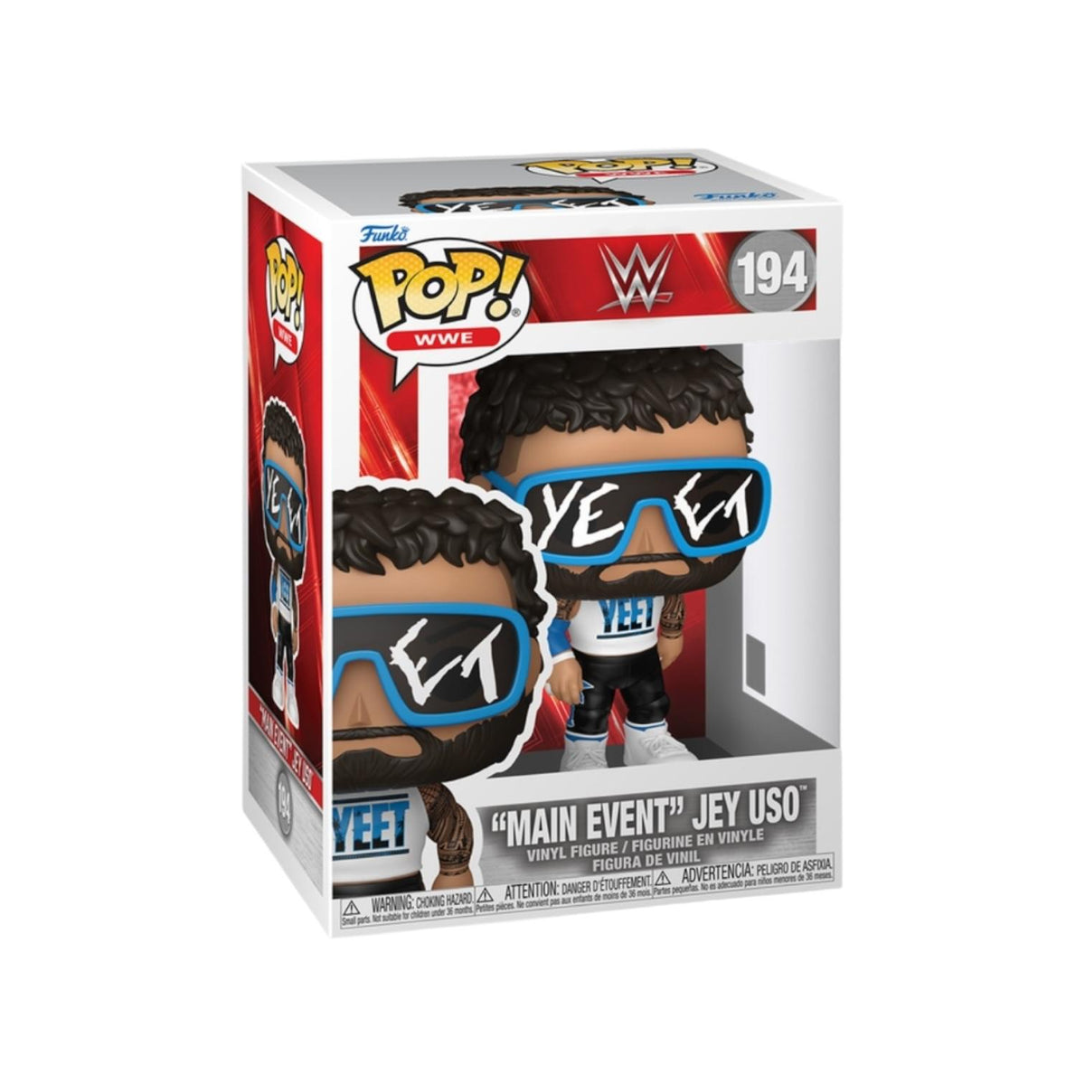 "Main Event" Jey Uso #194 Funko Pop - WWE - PREORDER