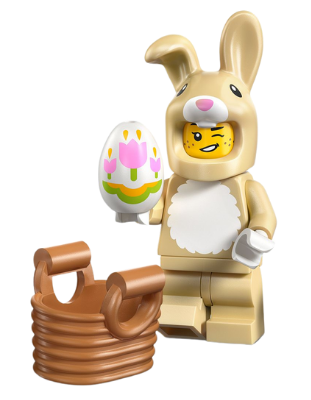 Cute Bunny Costume Fan LEGO col28-10