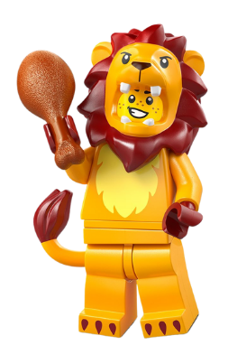 Lion Costume Fan LEGO col28-11