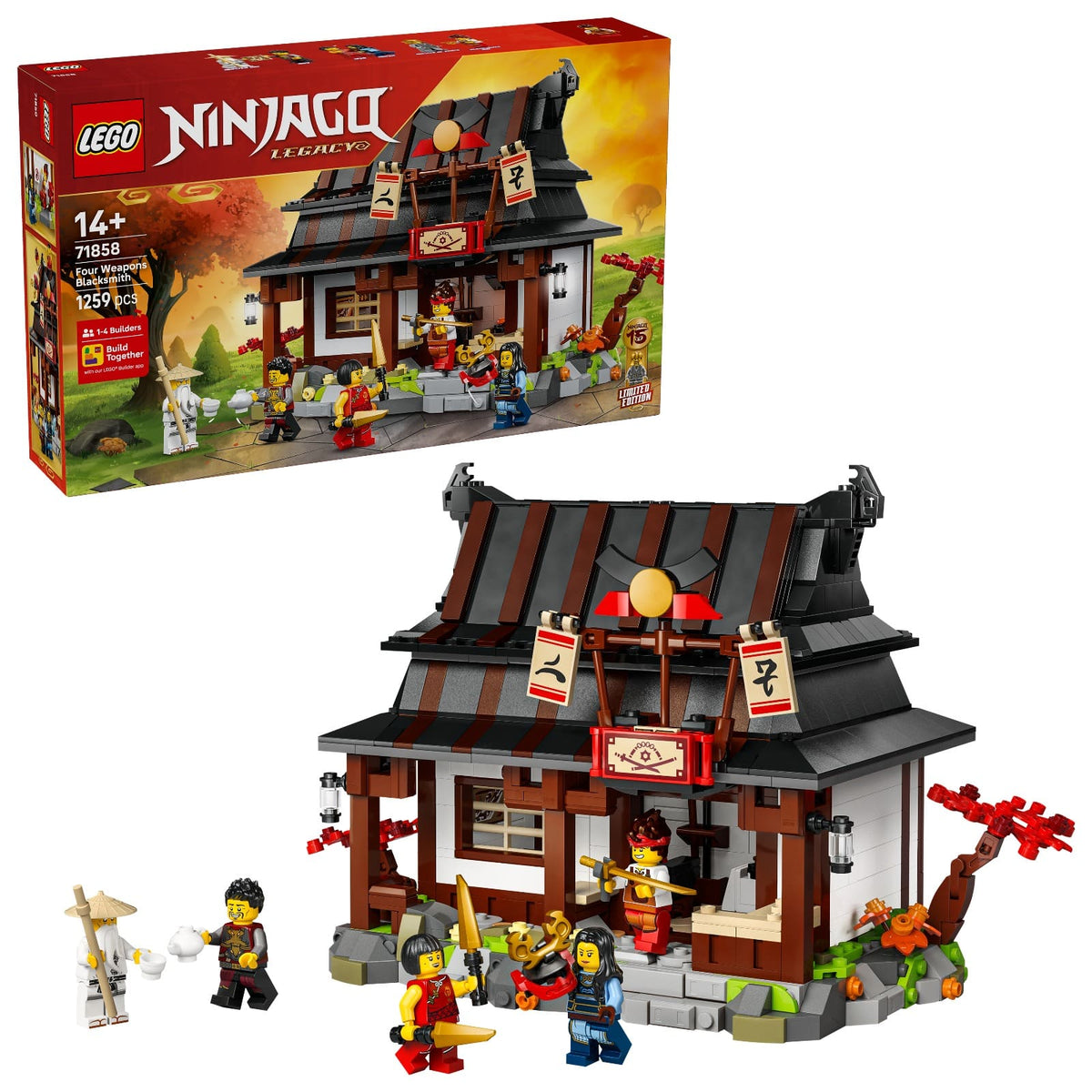 Four Weapons Blacksmith 15th Anniversary LEGO 71858