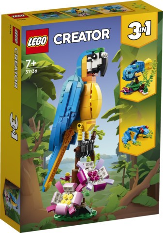 Exotische papegaai Lego 31136