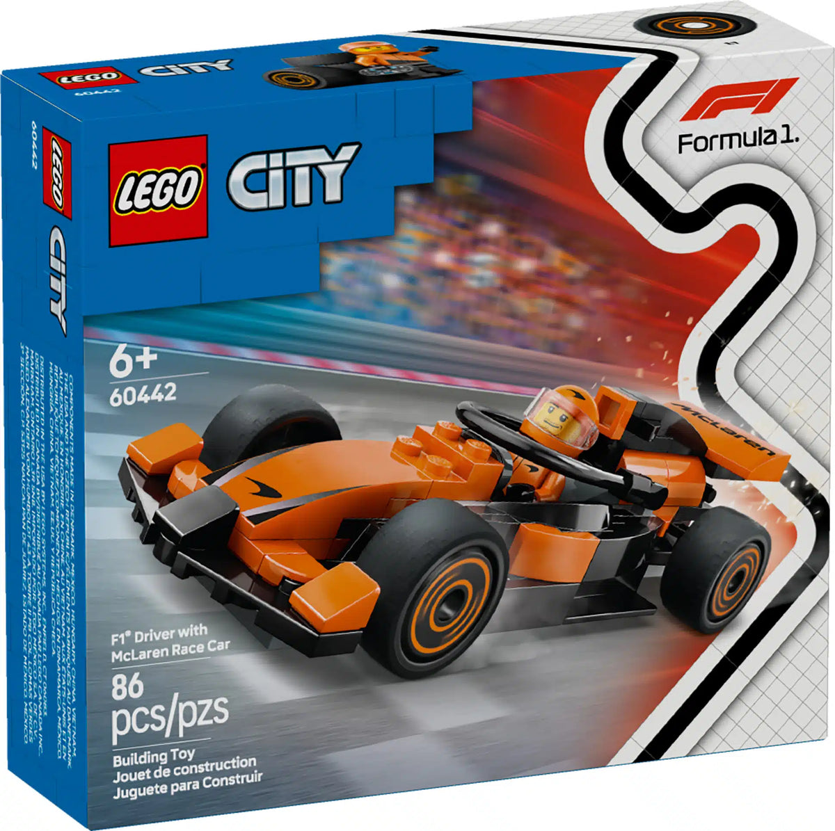F1® Driver with McLaren Race Car LEGO 60442