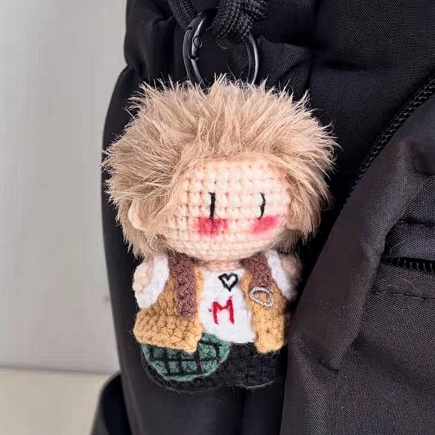 Cortis Martin Handmade Crochet Doll, Kpop Chibi Amigurumi Doll Keychain Gift, C009