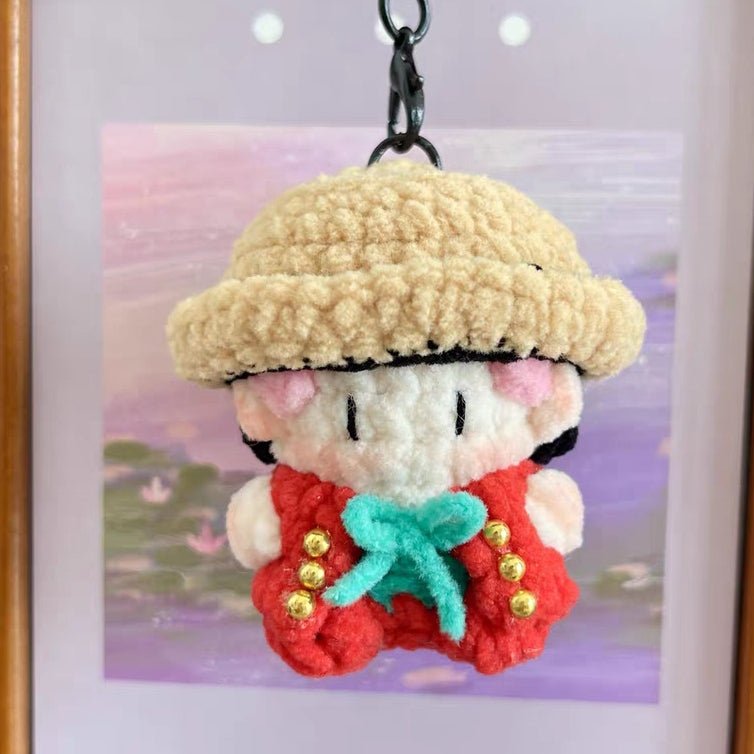Bigbang G-Dragon Crochet Doll Keychain, Kpop Handmade Chibi Amigurumi Doll Gift, C010
