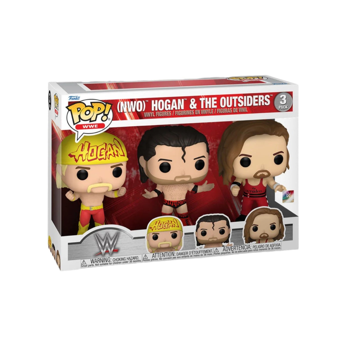 (NWO) Hogan & The Outsiders Funko Pop! 3 Pack WWE