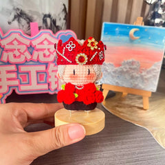 Bigbang G-Dragon Crochet Desk Decor & Keychain, Kpop Handmade Chibi Amigurumi Desk Decor Gift, C011