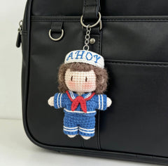 Stranger Things Series Crochet Doll, Chibi Amigurumi Keychain Gift, C012