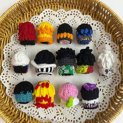 Demon Slayer Crochet Doll, Kimetsu No Yaiba Plush Keychain, Chibi Amigurumi Doll Gift, C013