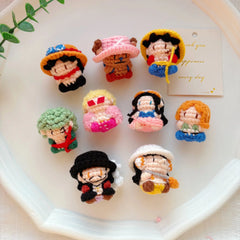 One Piece Handmade Crochet Doll,Chibi Amigurumi Keychain Gift,C015