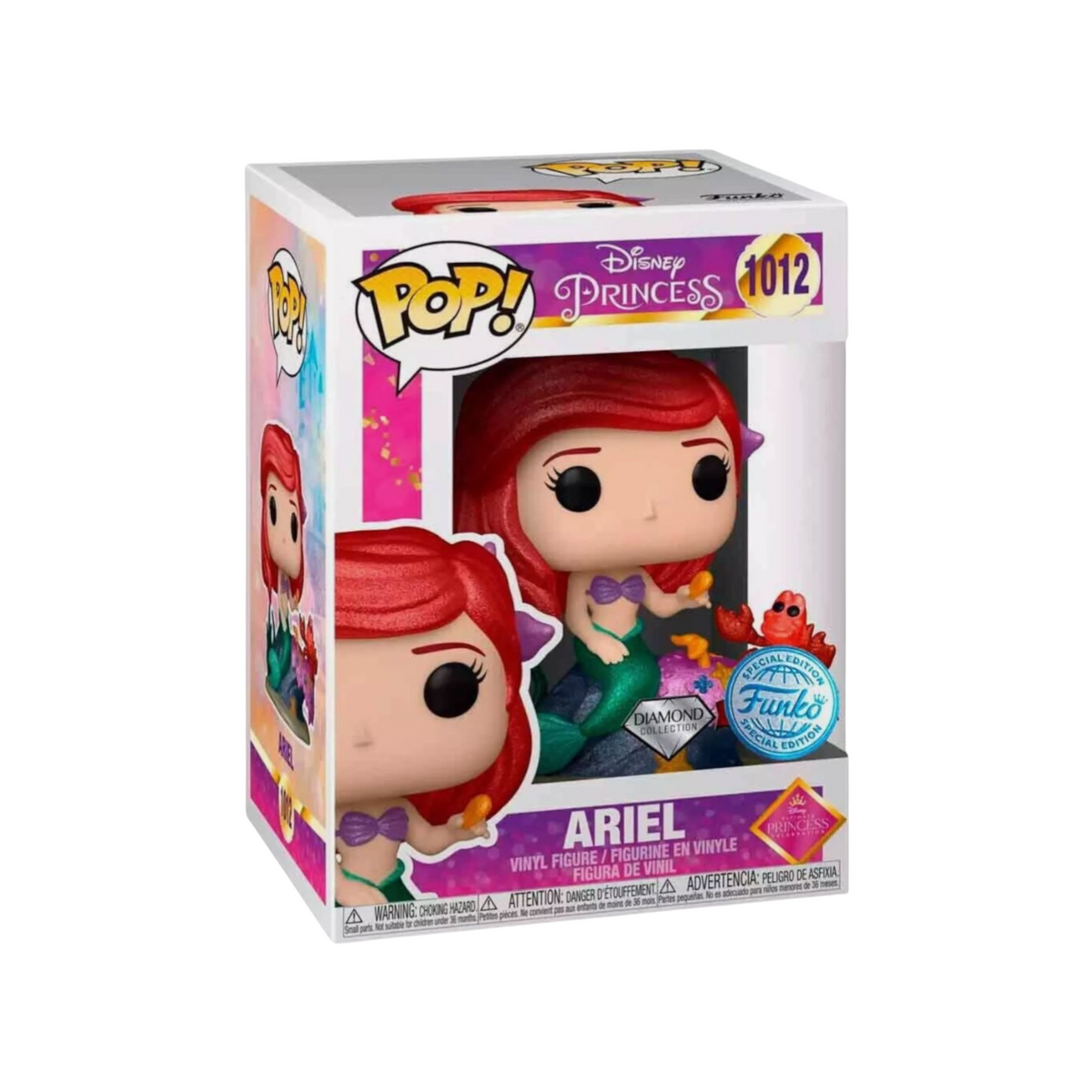 Ariel (Diamond Collection) #1012 Funko Pop! - Disney Princess - Special Edition