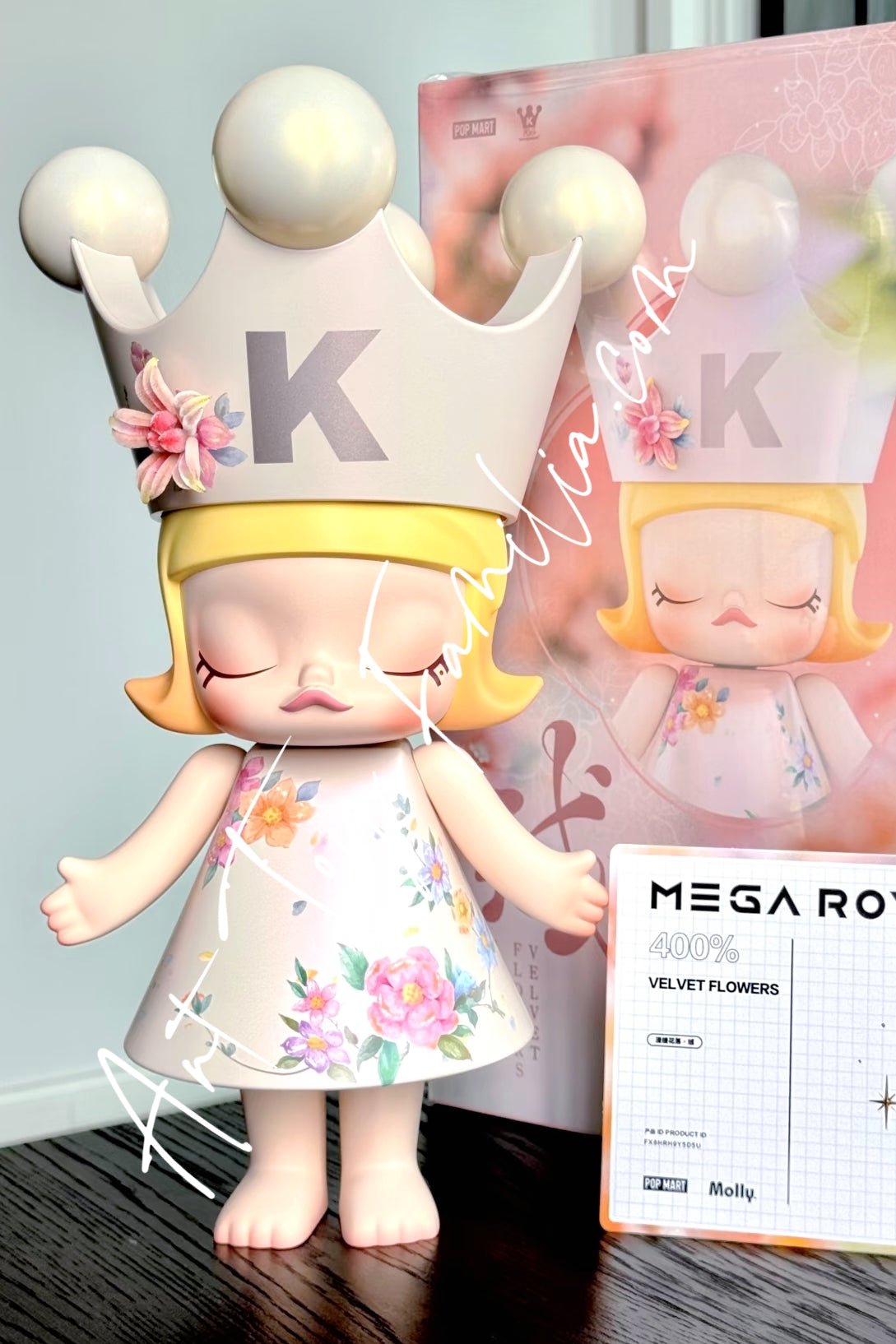 400% MEGA Royal Molly 400% Flowers Velvet