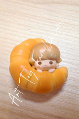Pop Bean Baked Bread Series Fridge Magnet