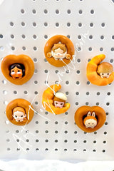 Pop Bean Baked Bread Series Fridge Magnet
