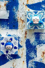 Pop Bean Classic Azulejo Fridge Magnet