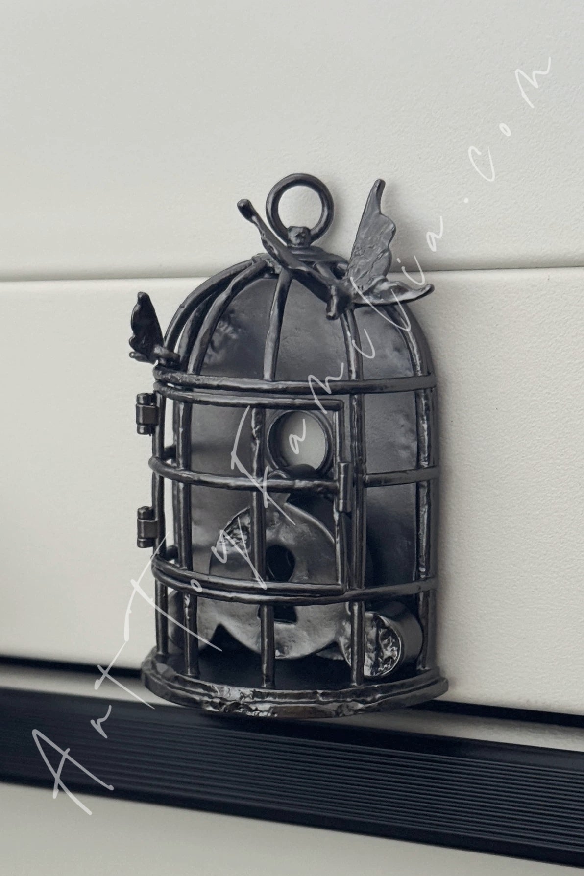 Skullpanda Cage-Uncage Exhibition Fridge Magnet