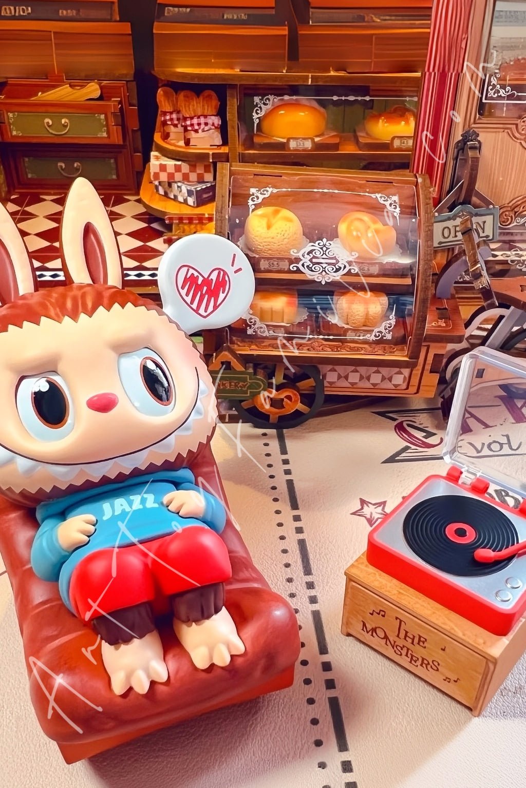 The Monsters Labubu Jazz Figurine