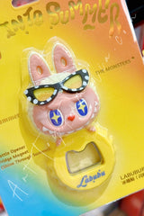 The Monsters Labubu Jump Into Summer Series Bottle Opener Fridge Magnet