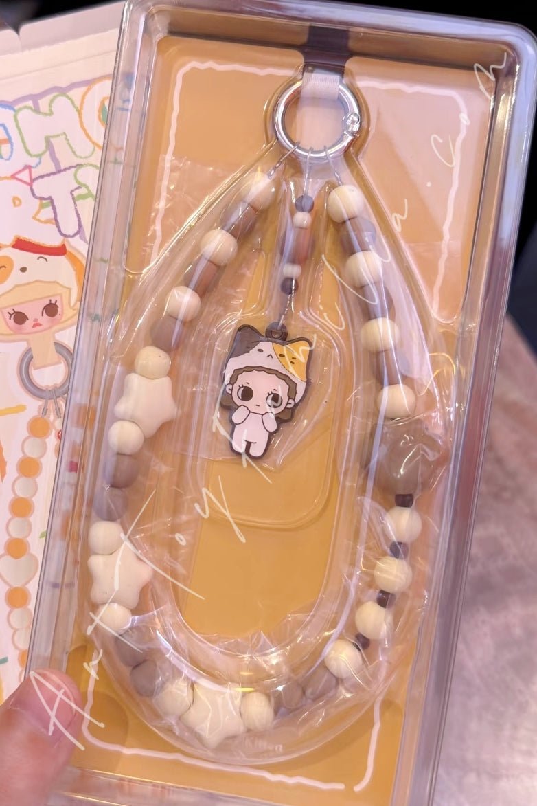 The Monsters Labubu Pajama Party Series Phone Chain