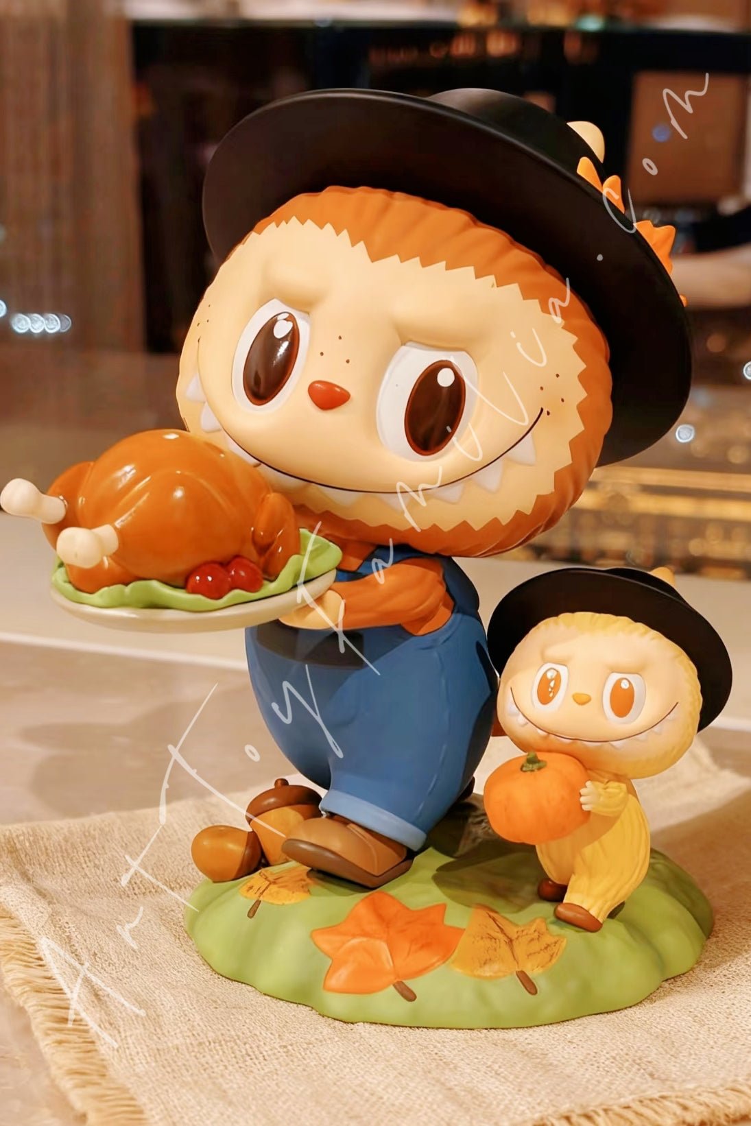 The Monsters Labubu Thanksgiving Figurine