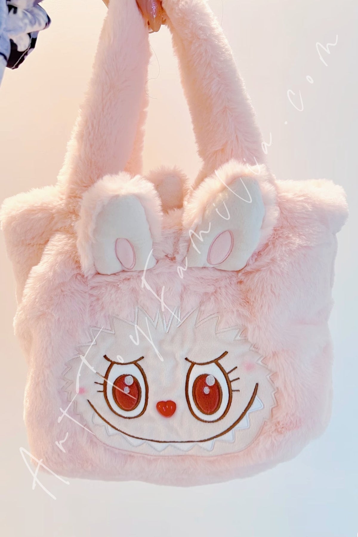 The Monsters Mokoko Sweet Heart Series Plush Double-sided Bag