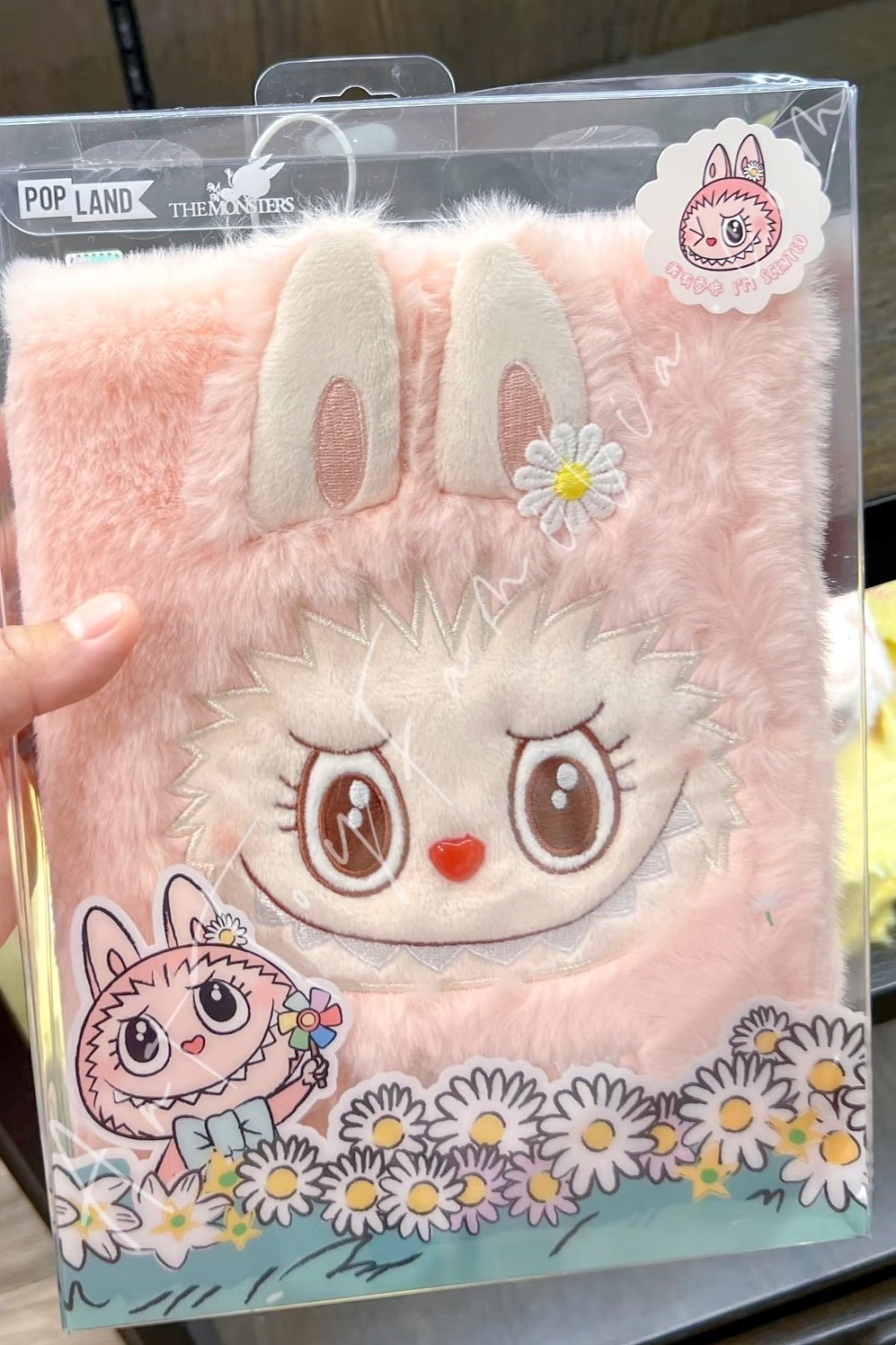 The Monsters Mokoko Sweet Heart Series Plush Notebook