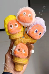 Twinkle Twinkle Moon Gelato Series Ice Cream Plush Pendant