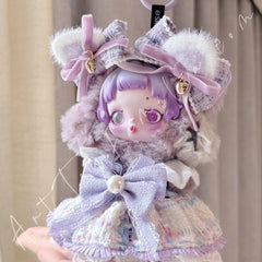 Doll Cloth Lavender Mist Kitten Set For Skullpanda - 133