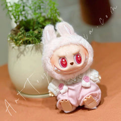 Doll Cloth Cotton Candy Overalls Set - 003