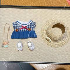 Doll Cloth Navy Belle Dress Set - 028