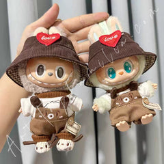 Doll Cloth Puppy Playtime Overalls Set - 033