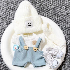 Doll Cloth Sporty Bear Overalls Set - 009