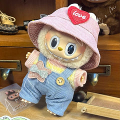 Doll Cloth Springtime Macaron Overalls Set - 032