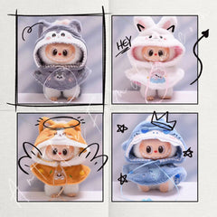 Doll Cloth Sunny Zoo Hooded Puffcape - 015