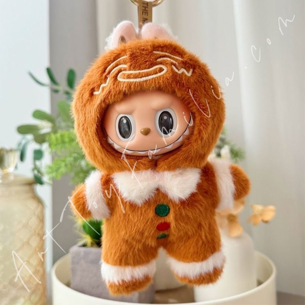 Doll Cloth Gingerbread Man Jumpsuit For Labubu - 127