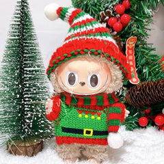 Doll Cloth Lively Christmas Party Set For Labubu - 117