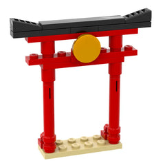 LEGO "Torii Gate" - Traditional Japanese Shrine Entrance [MiniMOC]