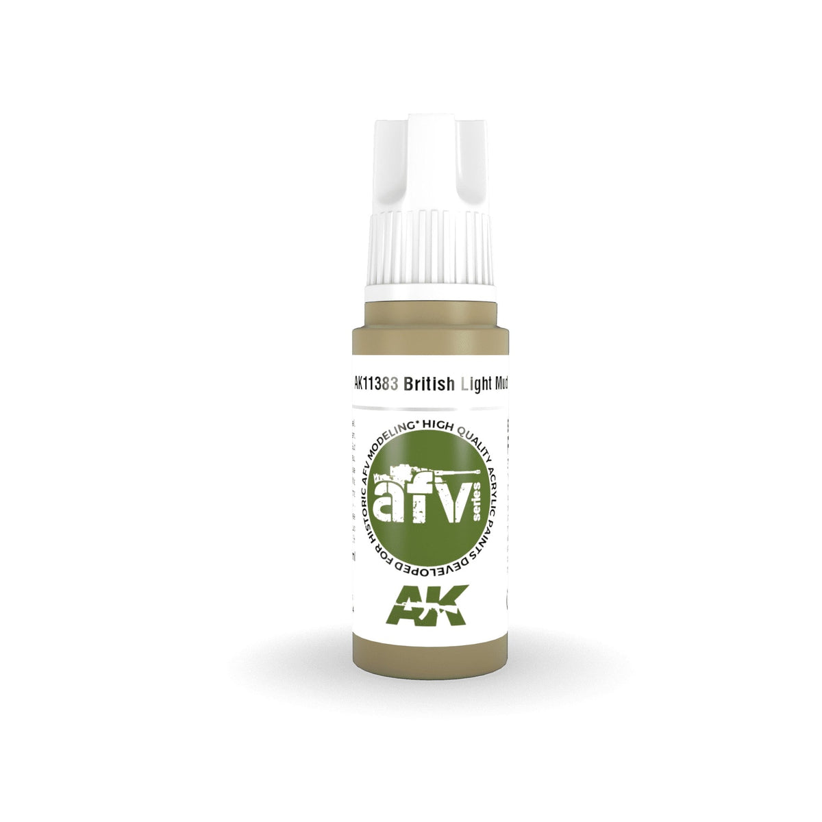AK Interactive - 3 Gen Acrylics - British Light Mud 17ml