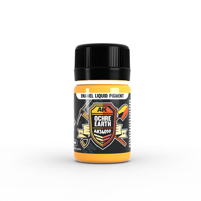 AK Interactive - Pigments  - Ochre Earth - Liquid Pigment 35ml