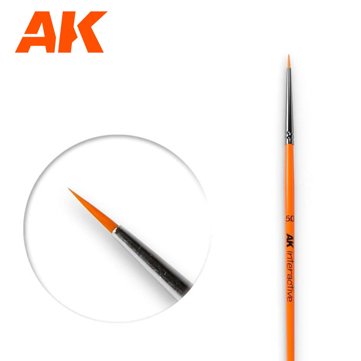 Ak Interactive - Brushes  - Round Brush 5/0 Synthetic