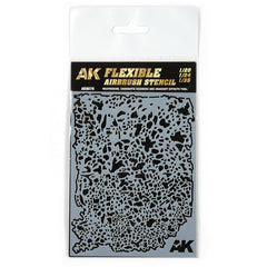 Ak Interactive - Basics  - Flexible Airbrush Stencils 1/20 1/24 1/35