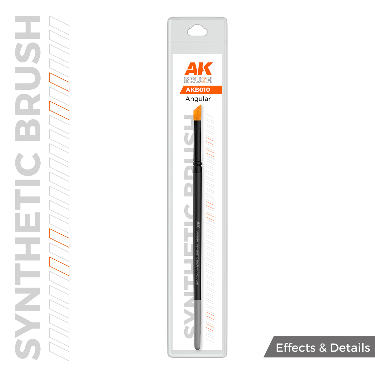 AK Interactive - Brushes - Synthetic Brush - Angular