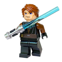 LEGO Minifigure - Anakin Skywalker (Clone Wars, Reddish Brown Arms) (2008) [STAR WARS]